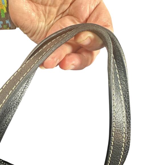 Dooney & Bourke Women's Leather Tote Bag - Black Spacious Shoulder Handbag - Picture 8 of 12